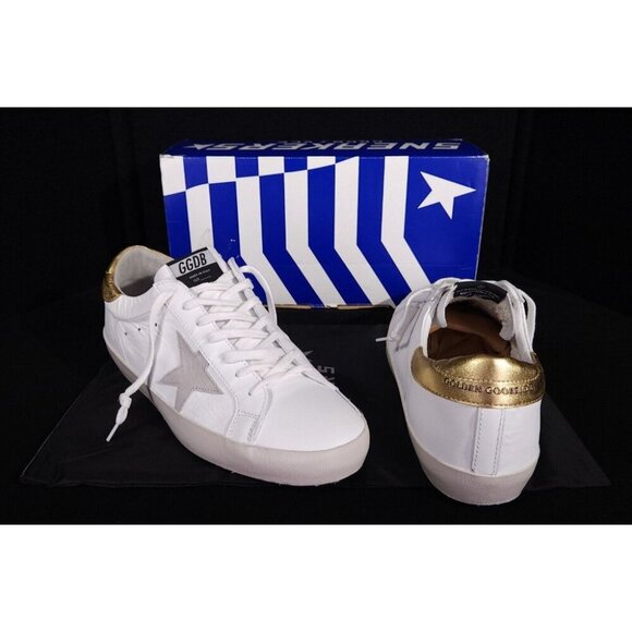 Golden Goose Other - GOLDEN GOOSE Superstar Leather Sneaker 44 11 White Gold Men New